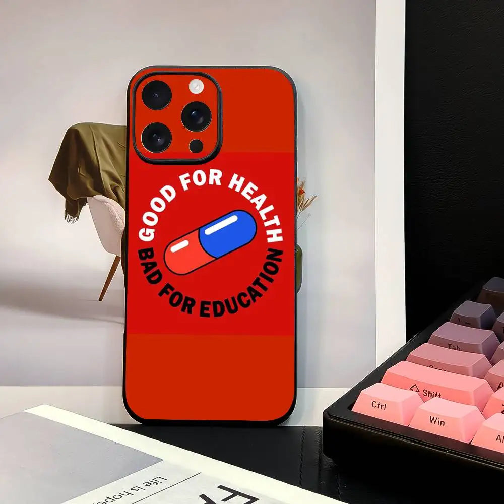 Akira Red Anime iPhone Case – Black Frosted TPU Cover