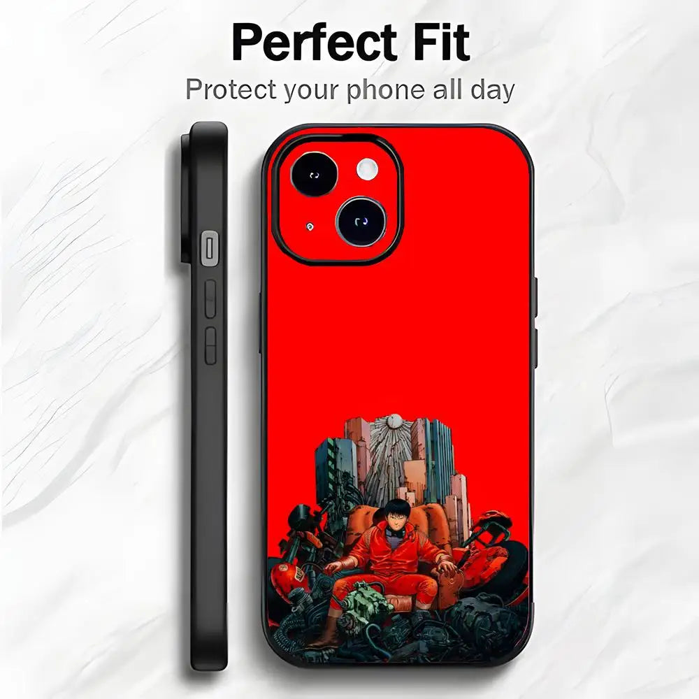 Akira Anime Phone Case Soft Lightweight iPhone 13–17 Pro Max