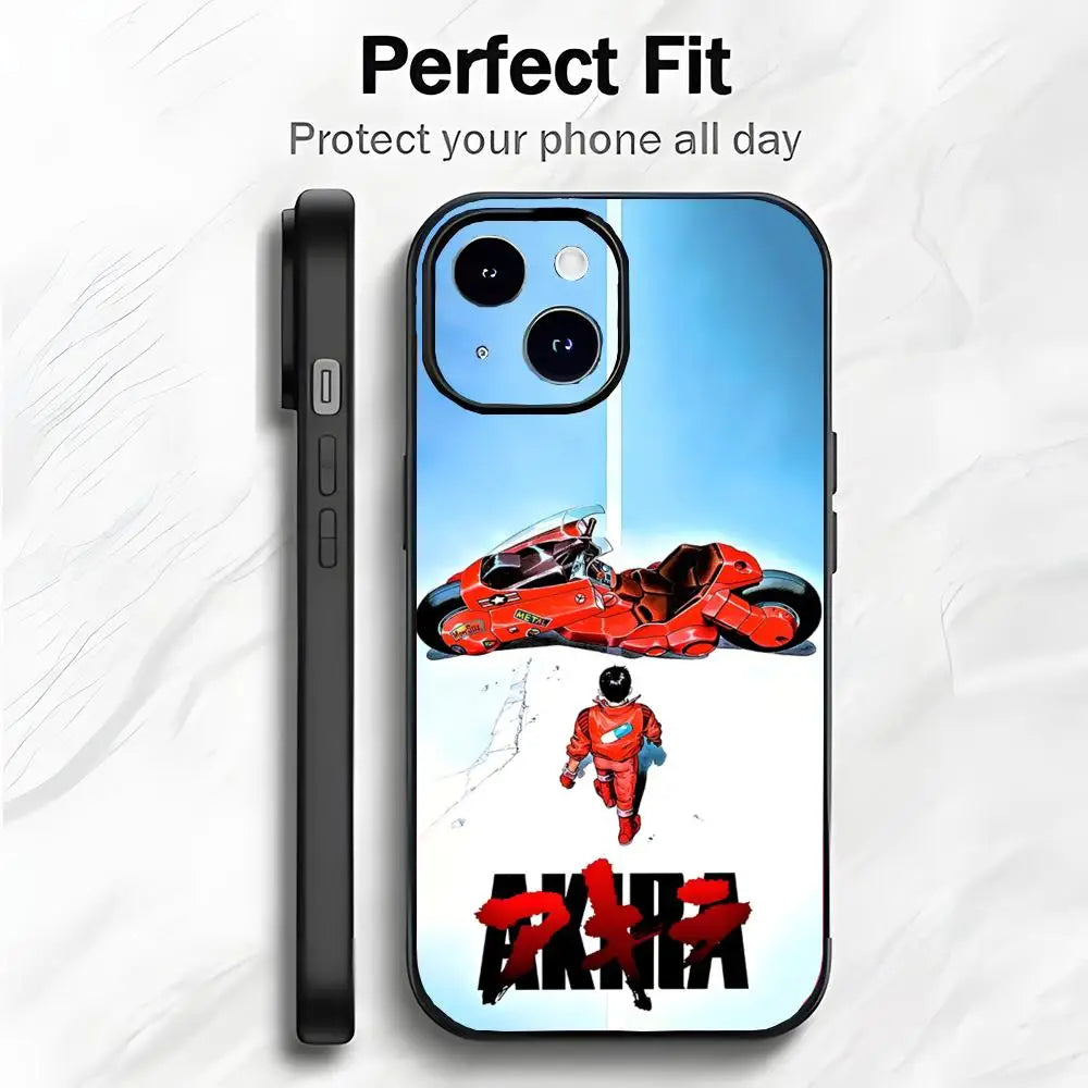 Akira Anime Phone Case Soft Lightweight iPhone 13–17 Pro Max