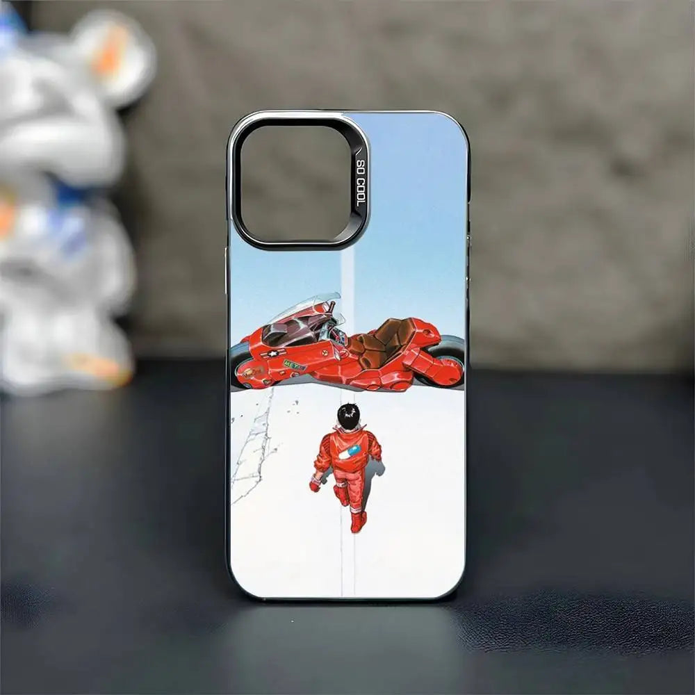 Akiras Shotaro Kaneda Anime 1988   Phone Case For iPhone 16,15,14,13,12,11,Mini,Pro,MAX Black Matte Shockproof Cover