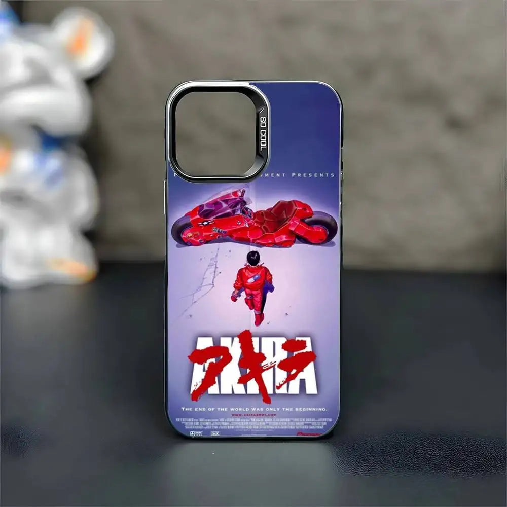 Akiras Shotaro Kaneda Anime 1988   Phone Case For iPhone 16,15,14,13,12,11,Mini,Pro,MAX Black Matte Shockproof Cover