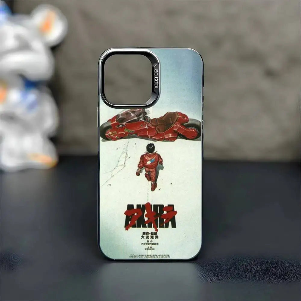 Akiras Shotaro Kaneda Anime 1988   Phone Case For iPhone 16,15,14,13,12,11,Mini,Pro,MAX Black Matte Shockproof Cover