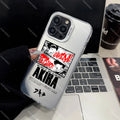 Anime A-Akira Cool phone case For iPhone 12 11 13 14 15 16 Max Pro Plus Mini Electroplated Silver IMD Laser Color Cover