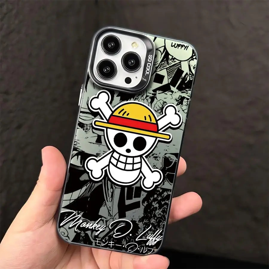 One Anime P-Piece Phone Case for iPhone 15 16 Pro Max 11 13 Pro 14 Plus 12 11Pro 15Pro Max 16e Cover