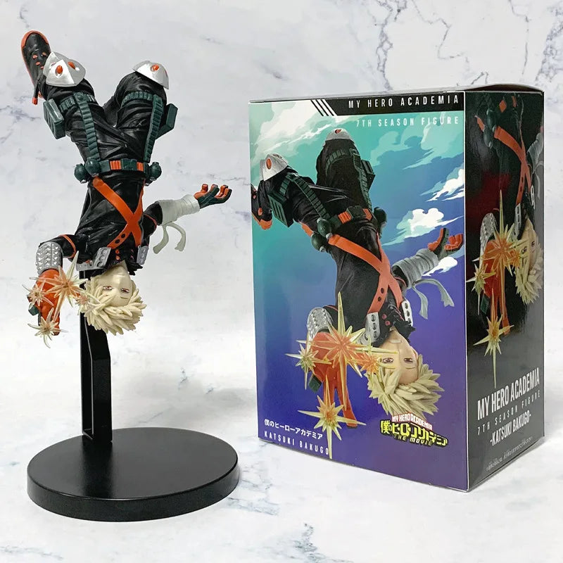 Banpresto My Hero Academia Anime Bakugou Katsuki los héroes increíbles más figuras de acción modelo estatuilla Original Figuarts