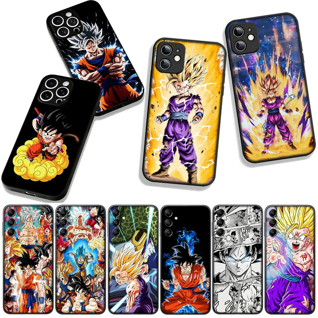 Dragon Ball Z iPhone Case Son Goku Gohan Anime Cover