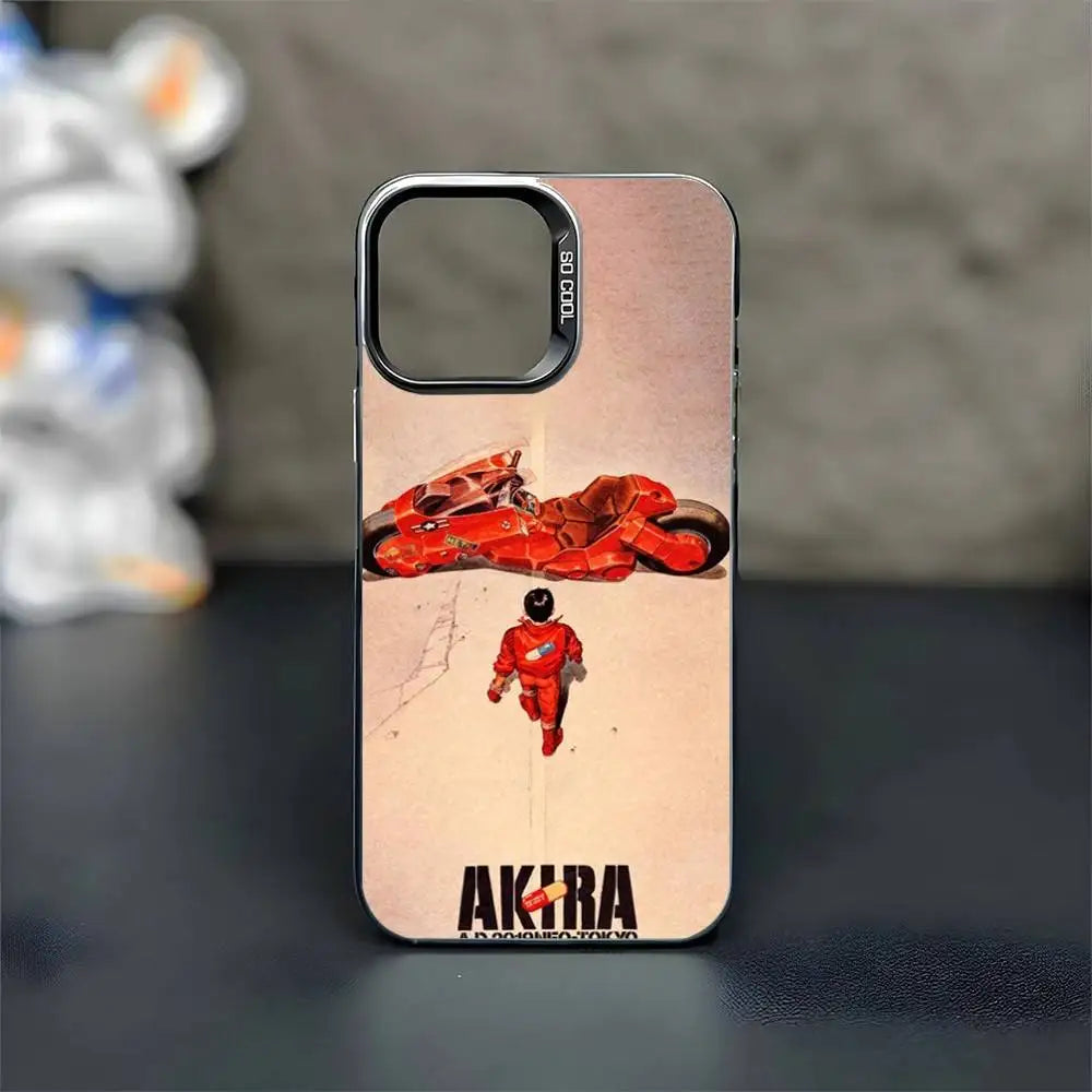 Akiras Shotaro Kaneda Anime 1988   Phone Case For iPhone 16,15,14,13,12,11,Mini,Pro,MAX Black Matte Shockproof Cover