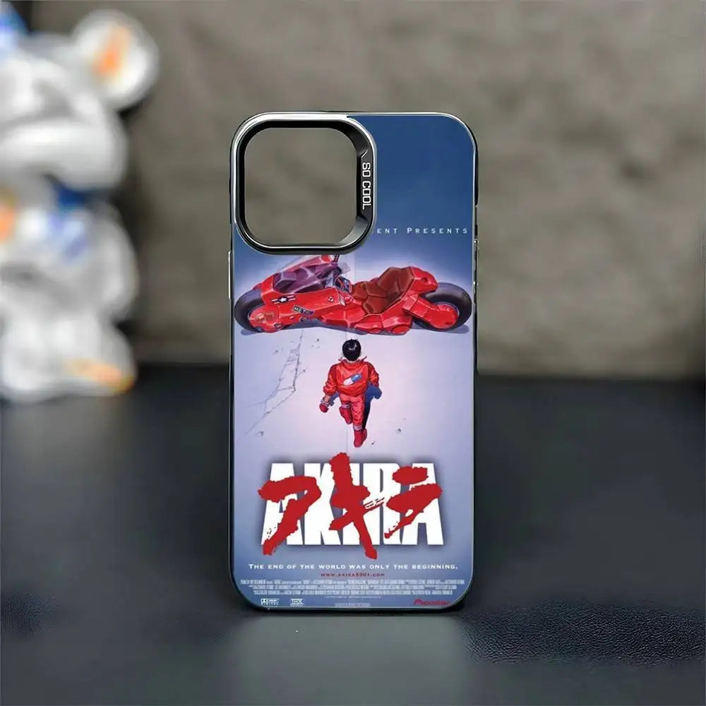 Akiras Shotaro Kaneda Anime 1988   Phone Case For iPhone 16,15,14,13,12,11,Mini,Pro,MAX Black Matte Shockproof Cover