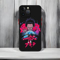 Akira Red Anime Film Phone Case – Matte Black iPhone 13–16 Pro Max