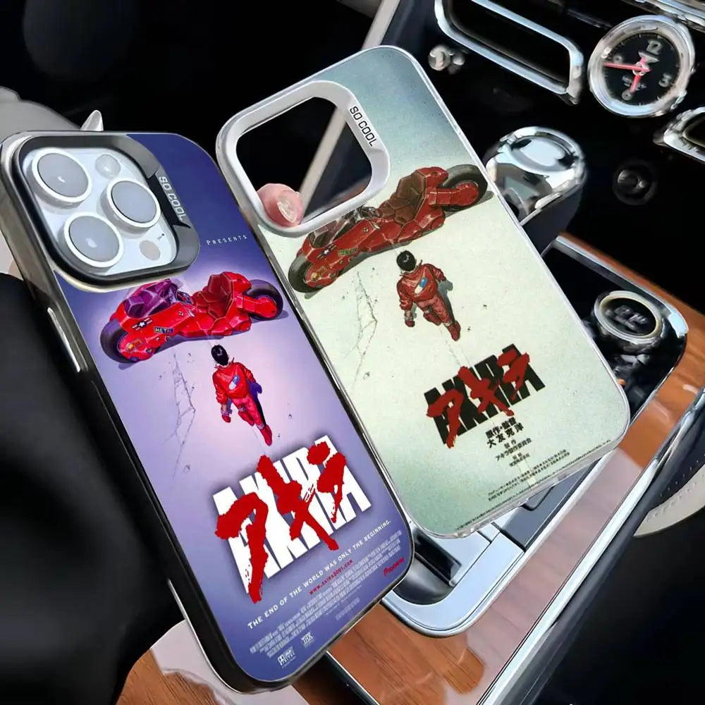 Akiras Shotaro Kaneda Anime 1988   Phone Case For iPhone 16,15,14,13,12,11,Mini,Pro,MAX Black Matte Shockproof Cover