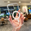 Transparent Magnetic Phone Case For iPhone 17 Pro Max 16 13 11 15 14 12 17 Air 17Promax Soft Silicone Shockproof Funda Cover