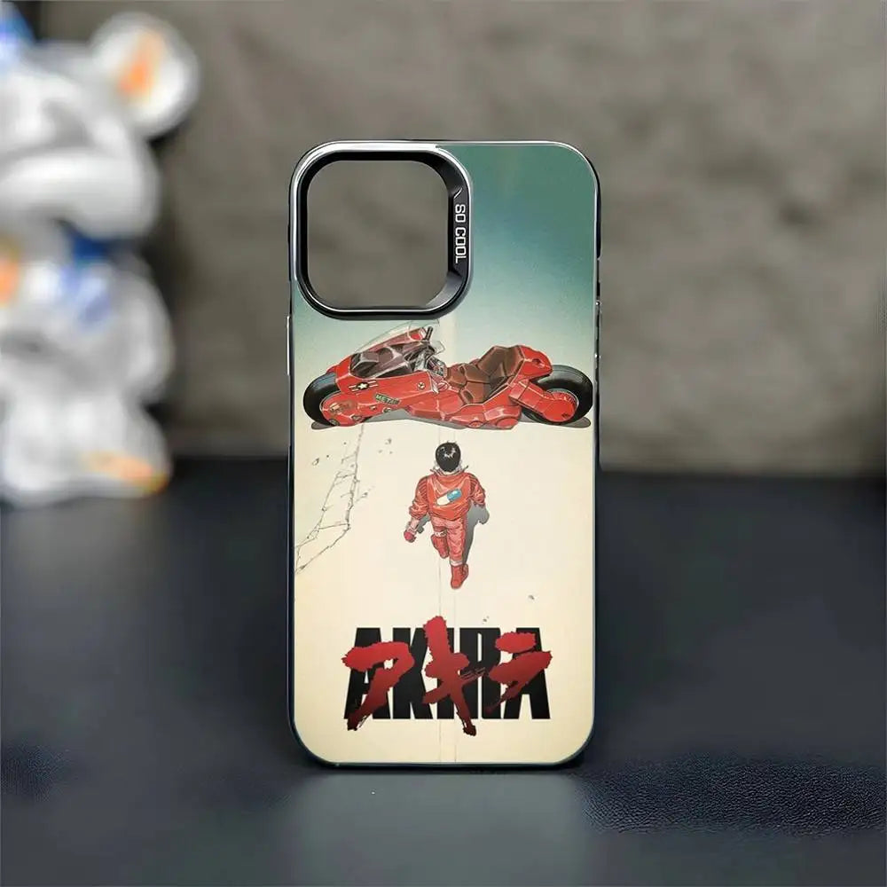 Akiras Shotaro Kaneda Anime 1988   Phone Case For iPhone 16,15,14,13,12,11,Mini,Pro,MAX Black Matte Shockproof Cover