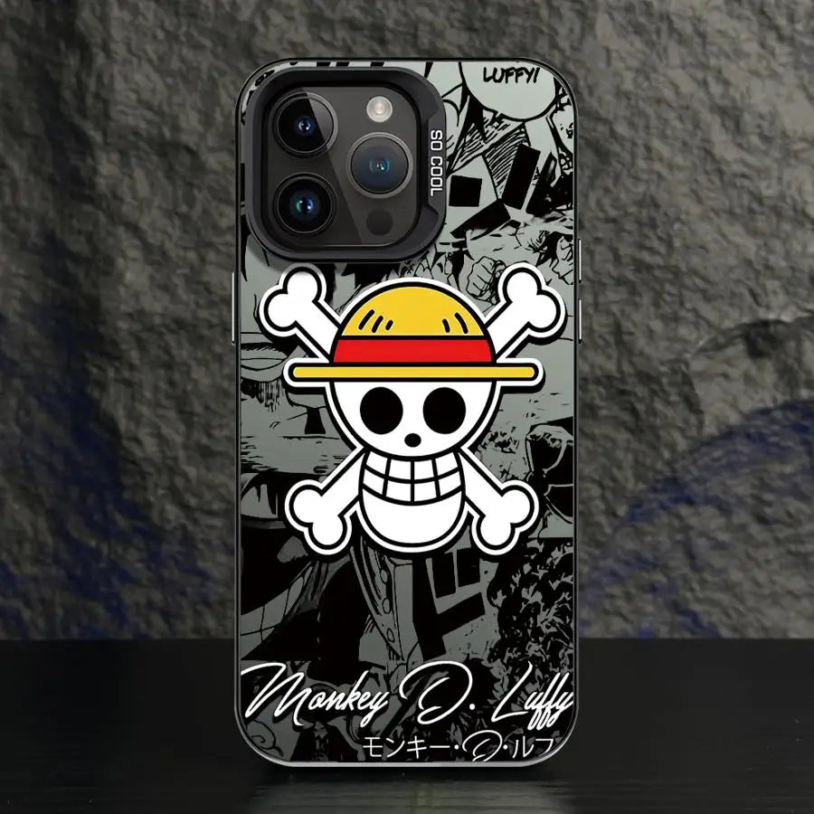 One Anime P-Piece Phone Case for iPhone 15 16 Pro Max 11 13 Pro 14 Plus 12 11Pro 15Pro Max 16e Cover