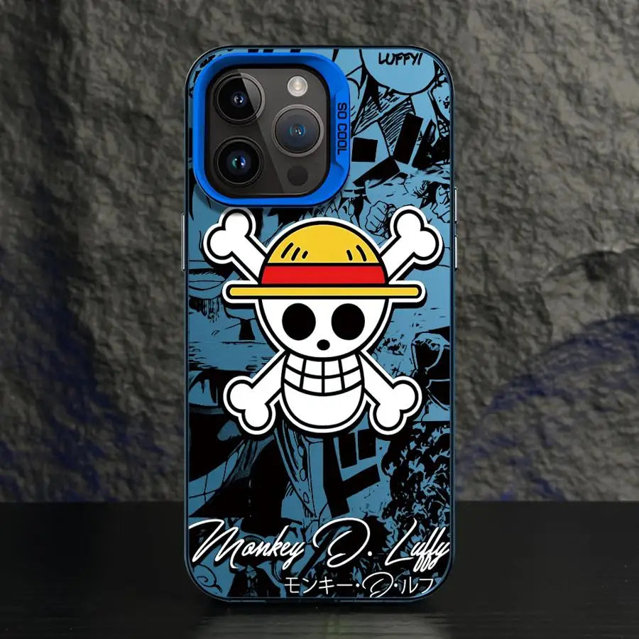 One Anime P-Piece Phone Case for iPhone 15 16 Pro Max 11 13 Pro 14 Plus 12 11Pro 15Pro Max 16e Cover
