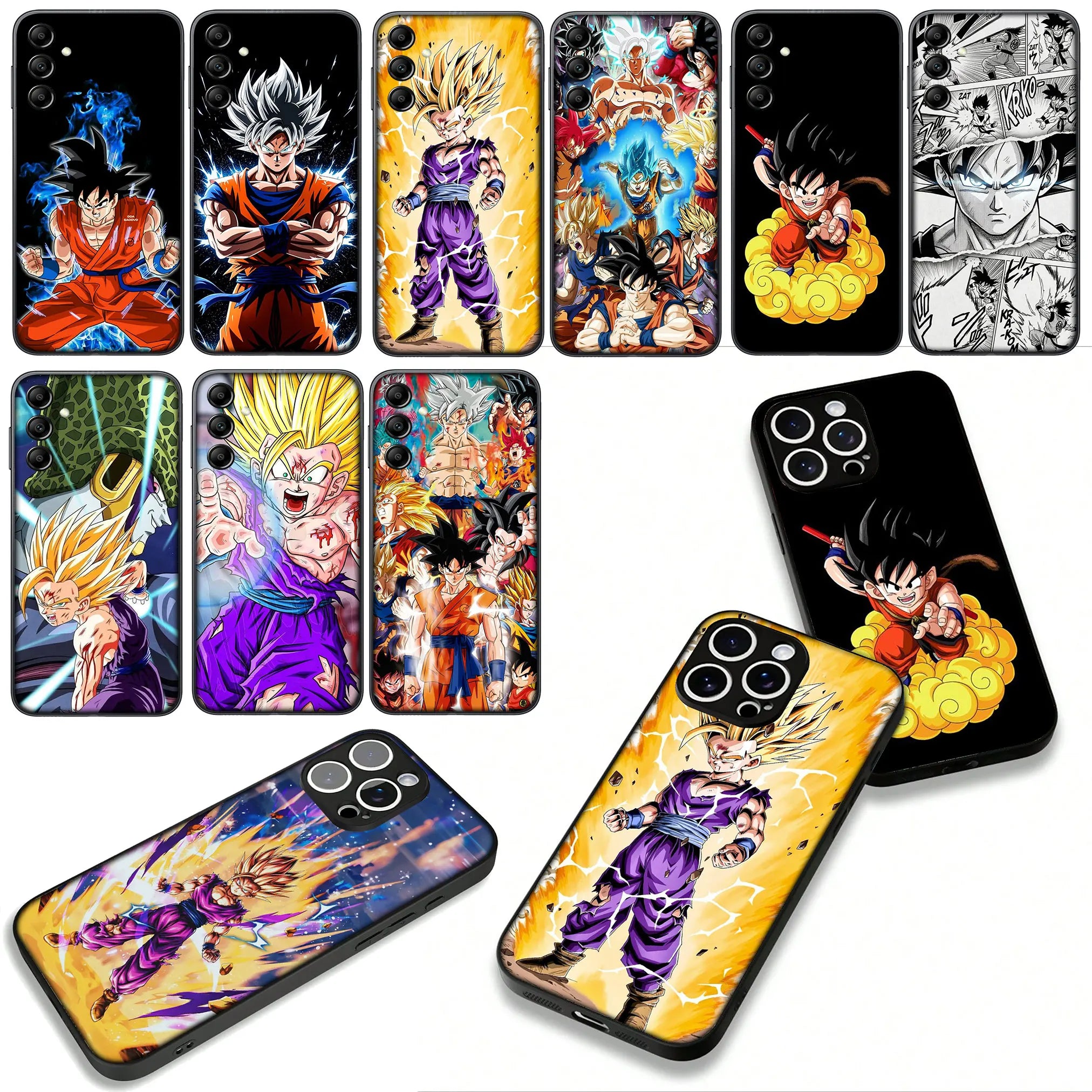 Dragon Ball Z iPhone Case Son Goku Gohan Anime Cover